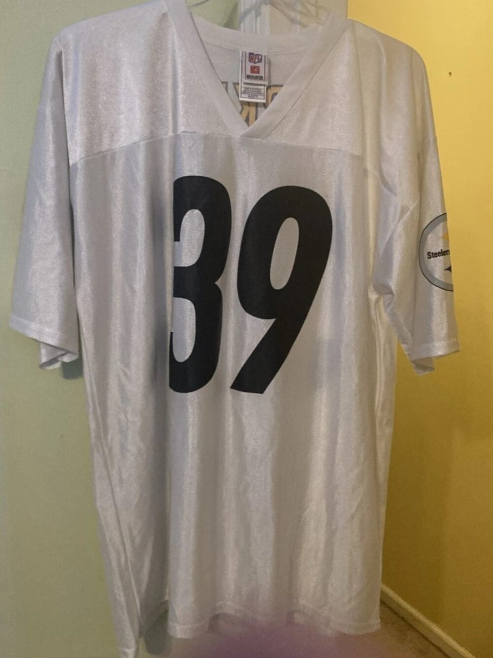 NFL players Jersey, Willie Parker, white, size XL